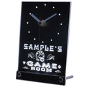 ADVPRO Game Room Personalized Bar Beer Decor Neon Led Table Clock tncpl-tm - White