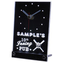 ADVPRO Baseball 10th Inning Pub Personalized Bar Neon Led Table Clock tncpo-tm - White