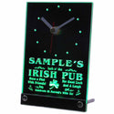 ADVPRO Personalized Custom Luck o' The Irish Pub St Patrick's Neon Led Table C tncqv-tm - Green
