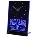 ADVPRO Personalized Basketball Fan Cave Man Room Bar Neon Led Table Clock tnctd-tm - Blue