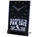 ADVPRO Personalized Custom Hockey Fan Cave Bar Beer Neon Led Table Clock tnctg-tm - White