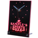 ADVPRO Personalized Custom Sports Bar Beer Pub Neon Led Table Clock tnctj-tm - Red