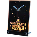 ADVPRO Personalized Custom Sports Bar Beer Pub Neon Led Table Clock tnctj-tm - Yellow