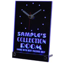 ADVPRO Personalized Custom Collection Room Decor Neon Led Table Clock tnctn-tm - Blue