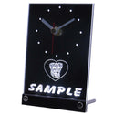 ADVPRO Personalized Custom American Bulldog Dog House Neon Led Table Clock tncvb-tm - White