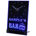 ADVPRO Personalized Custom Home Bar Beer Mugs Cheers Neon Led Table Clock tncw-tm - Blue