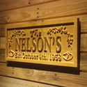 ADVPRO Name Personalized Last Name First Name Established Date Home D‚cor Wedding Gift Wooden Sign wpa0024-tm - 26.75