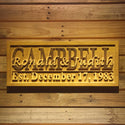 ADVPRO Personalized Custom Wedding Anniversary Sign First Name Rustic Home D‚cor Housewarming Gift 5 Year Wood Wooden Signs wpa0026-tm - 18.25
