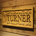 ADVPRO Name Personalized Last Name First Name Established Date Home D‚cor Wedding Gift Wooden Sign wpa0035-tm - 26.75