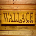 ADVPRO Name Personalized Last Name First Name Established Date Home D‚cor Wedding Gift Wooden Sign wpa0043-tm - 18.25