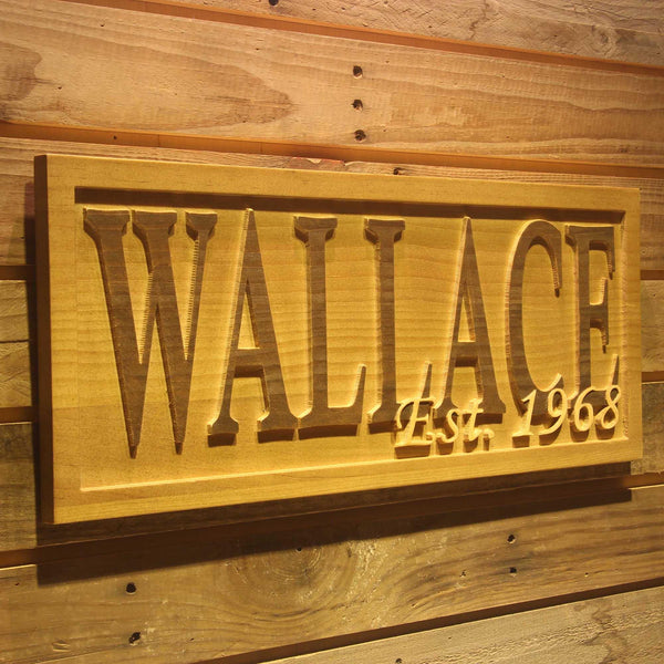 ADVPRO Name Personalized Last Name First Name Established Date Home D‚cor Wedding Gift Wooden Sign wpa0043-tm - 23