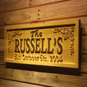 ADVPRO Name Personalized Last Name First Name Established Date Home D‚cor Wedding Gift Wooden Sign wpa0051-tm - 26.75