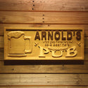 ADVPRO Name Personalized Neighborhood Pub Beer Mug Wood Engraved Wooden Sign wpa0055-tm - 18.25