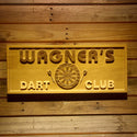 ADVPRO Name Personalized Dart Club Beer Bar Game Room D‚cor 3D Engraved Wooden Sign wpa0059-tm - 18.25