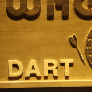 ADVPRO Name Personalized Dart Club Beer Bar Game Room D‚cor 3D Engraved Wooden Sign wpa0059-tm - Details 2