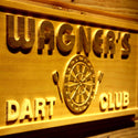 ADVPRO Name Personalized Dart Club Beer Bar Game Room D‚cor 3D Engraved Wooden Sign wpa0059-tm - Details 3