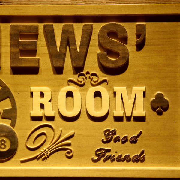 ADVPRO Name Personalized Game Room Poker Casino Bar Wood Engraved Wooden Sign wpa0060-tm - Details 3