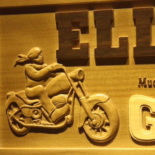ADVPRO Name Personalized Garage Biker Motorcycle Repair Wood Engraved Wooden Sign wpa0062-tm - Details 2