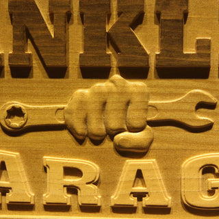 ADVPRO Name Personalized Garage Repair Room Man Cave Den Home Bar Beer D‚cor 3D Engraved Wooden Sign wpa0063-tm - Details 3