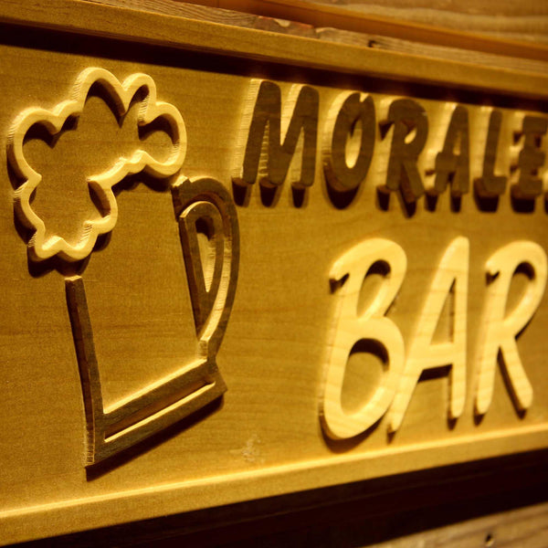 ADVPRO Name Personalized Home Bar Beer Mug Cup D‚cor Den Man Room 3D Engraved Wooden Sign wpa0068-tm - Details 1