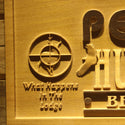 ADVPRO Name Personalized Hunting Lodge Gun Deer Bear Eagle Den Lake House Man Cave 3D Engraved Wooden Sign wpa0073-tm - Details 2