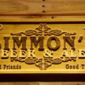 ADVPRO Name Personalized Beer & Ale Bar Good Friends Good Times Man Cave 3D Engraved Wooden Sign wpa0074-tm - Details 3