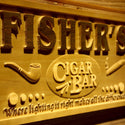 ADVPRO Name Personalized Cigar Bar VIP Room Man Cave Home Bar Private Room Wine Beer 3D Engraved Wooden Sign wpa0076-tm - Details 1