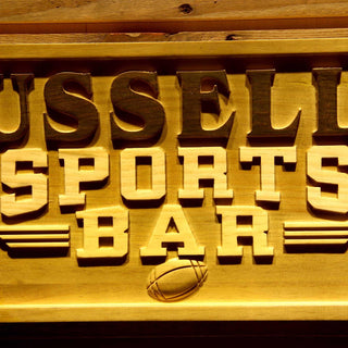 ADVPRO Name Personalized Sports Bar Football Baseball Basketball Man Cave 3D Engraved Wooden Sign wpa0077-tm - Details 2
