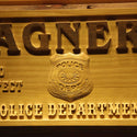 ADVPRO Name Personalized Police Department Badge Retired Officer Gift Man Cave D‚cor 3D Engraved Wooden Sign wpa0078-tm - Details 2