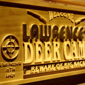 ADVPRO Name Personalized Deer Man Cave Lake House Hunting Gun 3D Engraved Wooden Sign wpa0080-tm - Details 1