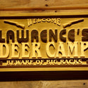 ADVPRO Name Personalized Deer Man Cave Lake House Hunting Gun 3D Engraved Wooden Sign wpa0080-tm - Details 3