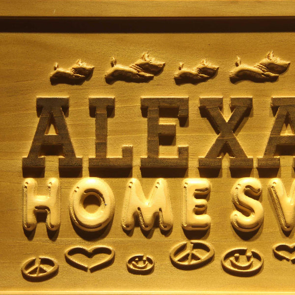 ADVPRO Name Personalized Home Sweet Home House Warming Gift 3D Engraved Wooden Sign wpa0081-tm - Details 3