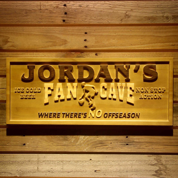 ADVPRO Name Personalized Basketball Fan Cave Man Cave Bar Beer Sport 3D Engraved Wooden Sign wpa0083-tm - 18.25
