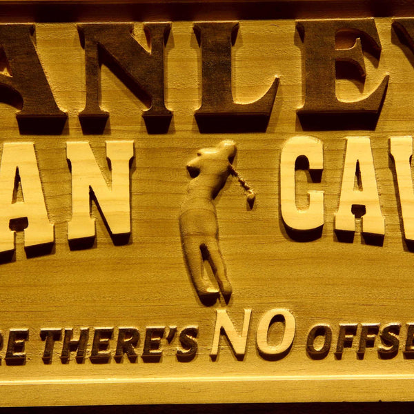 ADVPRO Name Personalized Golf Game Fan Cave Man Cave Bar Beer Sport 3D Engraved Wooden Sign wpa0085-tm - Details 2