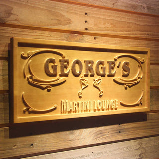 ADVPRO Name Personalized Martini Lounge Club Wine Bar Wood Engraved Wooden Sign wpa0088-tm - 23
