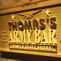 ADVPRO Name Personalized Army Bar Beer Wine Man Cave 3D Engraved Wooden Sign wpa0090-tm - Details 1