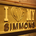 ADVPRO Name Personalized I Love My Lover Dog Cat Pet 3D Engraved Wooden Sign wpa0093-tm - Details 1