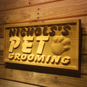 ADVPRO Name Personalized Pet Grooming at Dog Shop 3D Engraved Wooden Sign wpa0094-tm - 26.75