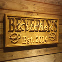 ADVPRO Name Personalized Kitchen with Established Date Bar Decoration 3D Engraved Wooden Sign wpa0095-tm - 23