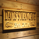 ADVPRO Name Personalized Man CAVE with Established Date Beer Cups Mugs Man Cave 3D Engraved Wooden Sign wpa0098-tm - 23