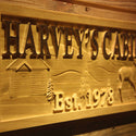ADVPRO Name Personalized Cabin Forest House Deer Wood Engraved Wooden Sign wpa0102-tm - Details 2