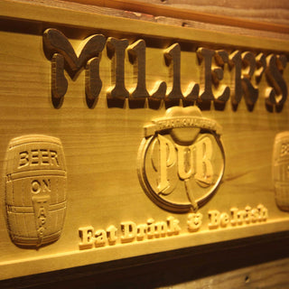ADVPRO Name Personalized Traidional Irish Pub Wood Engraved Wooden Sign wpa0103-tm - Details 2