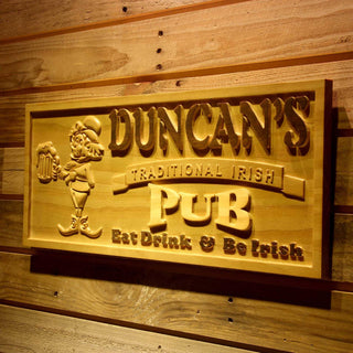 ADVPRO Name Personalized Traditional Irish Pub Beer Bar Wood Engraved Wooden Sign wpa0104-tm - 26.75