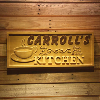 ADVPRO Name Personalized Kitchen Open 24 hrs Decor Wood Engraved Wooden Sign wpa0106-tm - 18.25