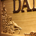 ADVPRO Name Personalized Oasis and Relax Bar Spa Room D‚cor Woman Room 3D Engraved Wooden Sign wpa0107-tm - Details 1