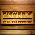 ADVPRO Name Personalized Man Cave Patriots Country Bar Wood Engraved Wooden Sign wpa0112-tm - 18.25