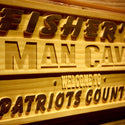 ADVPRO Name Personalized Man Cave Patriots Country Bar Wood Engraved Wooden Sign wpa0112-tm - Details 2