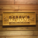 ADVPRO Name Personalized DJ Zone Music Disco Turntable Wood Engraved Wooden Sign wpa0114-tm - 18.25