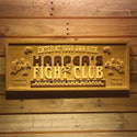 ADVPRO Name Personalized Fight Club Game Room Man Cave Wood Engraved Wooden Sign wpa0116-tm - 18.25