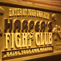 ADVPRO Name Personalized Fight Club Game Room Man Cave Wood Engraved Wooden Sign wpa0116-tm - Details 2